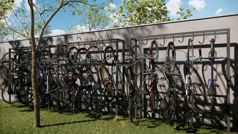 Bicicletário do condomínio Metrocasa Prime Vila Ema no bairro da Vila Ema, São Paulo