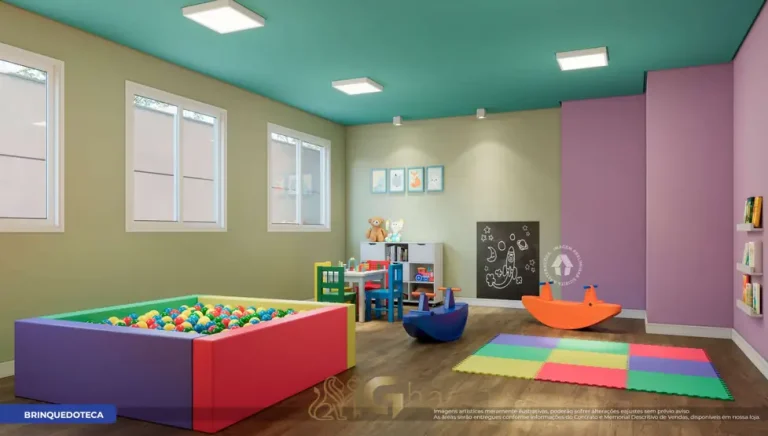 Brinquedoteca decorada em apartamentos no bairro do Jaçanã, São Paulo