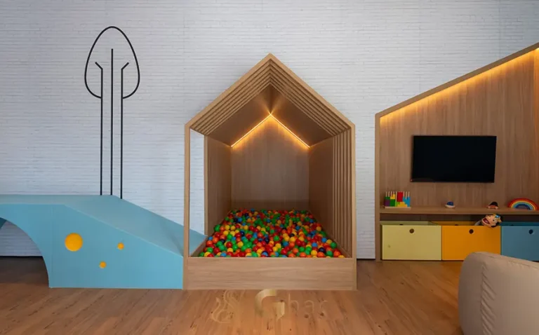 Brinquedoteca infantil do condomínio Modo Butantã no bairro do Butantã, São Paulo