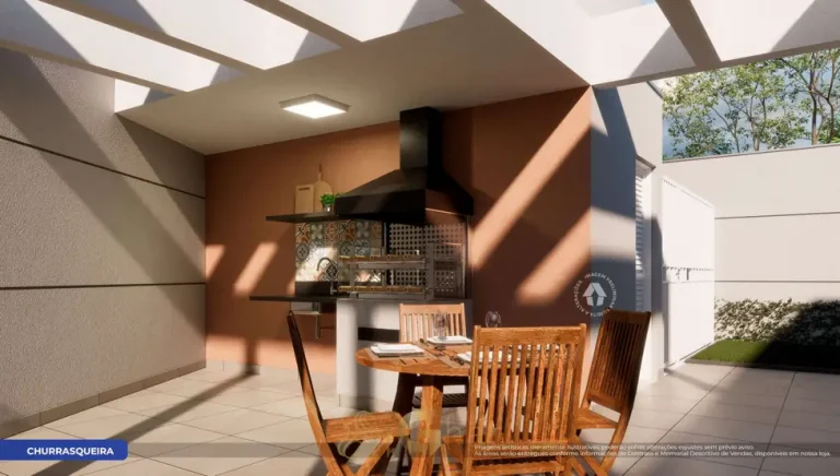 Churrasqueira com espaço gourmet em condomínio residencial no bairro do Jaçanã, na Zona Norte de São Paulo