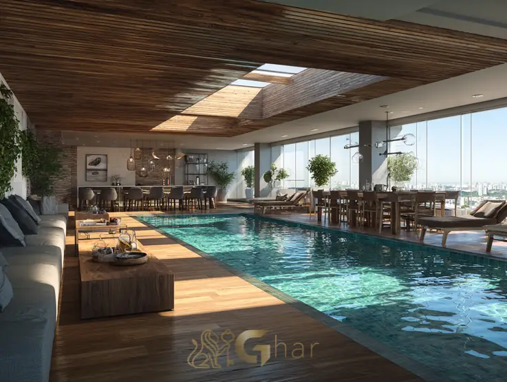 Cobertura em Moema – ambiente interno duplex de alto padrão