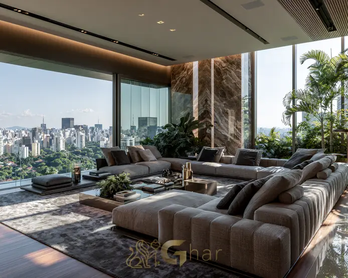 Comprar apartamento na planta em São Paulo – maquete e planta de empreendimento em construção
