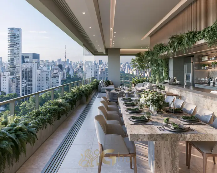 corretor apresentando planta de apartamento a um casal relacionado a comprar apartamento na planta em São Paulo
