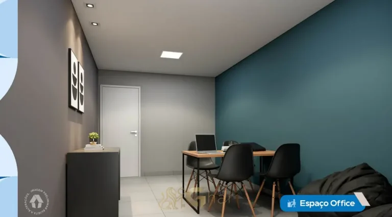 Espaço coworking equipado do condomínio Metrocasa Clube Cangaíba no bairro do Cangaíba, São Paulo