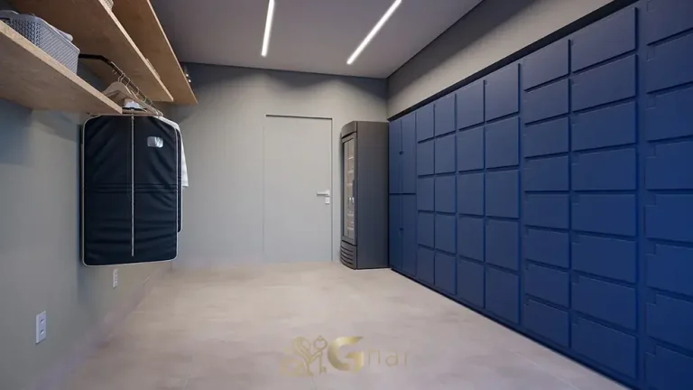 Espaço delivery para recebimento de encomendas em condomínio residencial no bairro do Ipiranga, na Zona Sul de São Paulo