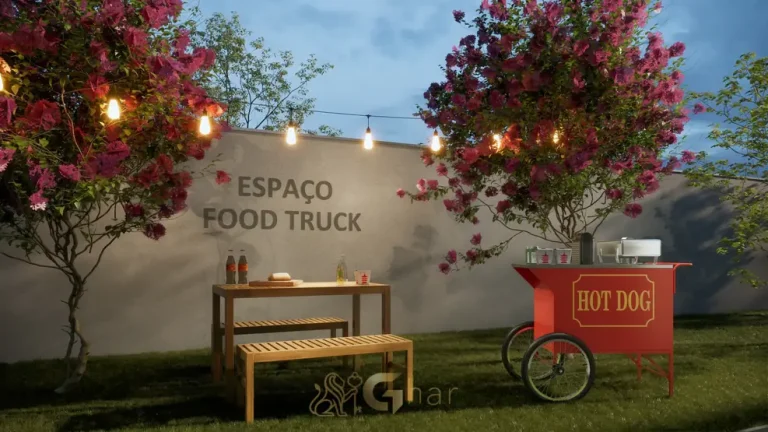 Espaço food truck do condomínio Metrocasa Prime Vila Ema no bairro da Vila Ema, São Paulo