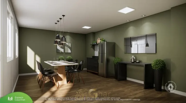 Espaço gourmet para eventos em condomínio residencial no bairro da Vila Prudente, na Zona Leste de São Paulo