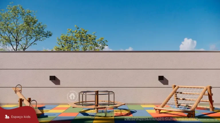 Espaço kids em condomínio residencial no bairro da Vila Ré, na Zona Leste de São Paulo
