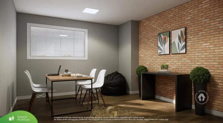 Espaço multiuso em apartamentos no bairro da Vila Prudente, São Paulo