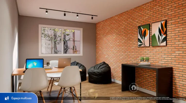 Espaço multiuso em apartamentos no bairro da Praça da Árvore, São Paulo
