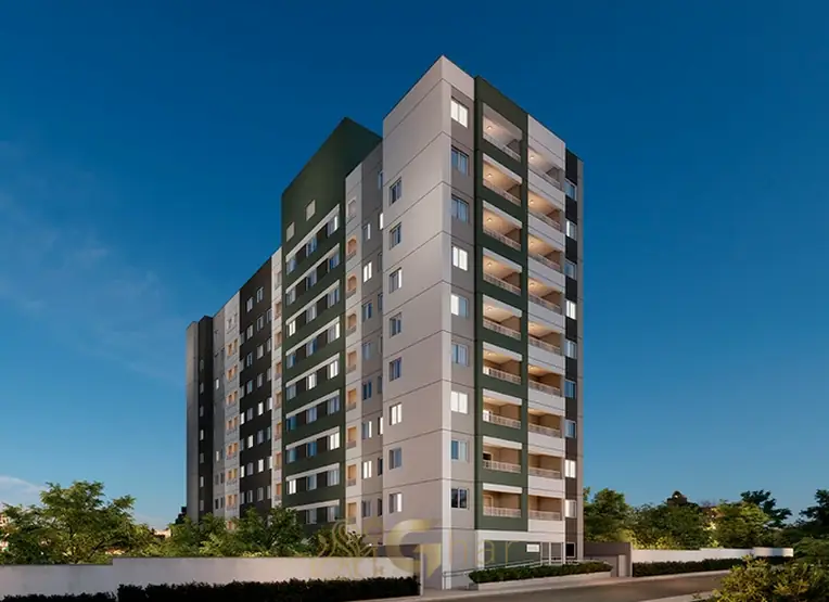 Vista lateral da fachada em condomínio residencial no bairro do Cursino, na Zona Sul de São Paulo