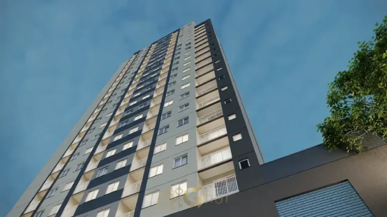 Fachada principal do condomínio Metrocasa Parque Ecológico no bairro do Cangaíba, São Paulo
