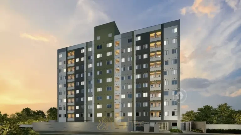 Fachada contemporânea do condomínio Metrocasa Real Parque no bairro do Morumbi, São Paulo