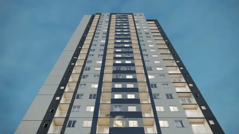 Fachada com varandas em apartamentos no bairro do Cangaíba, São Paulo