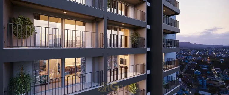 Fachada com varandas integradas em condomínio residencial no bairro do Ipiranga, na Zona Sul de São Paulo