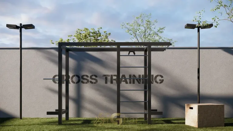 Fitness externo em condomínio residencial no bairro de Perus, na Zona Norte de São Paulo