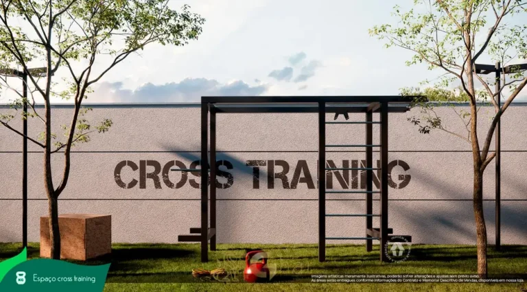 Espaço fitness externo em condomínio residencial no bairro do Cursino, na Zona Sul de São Paulo