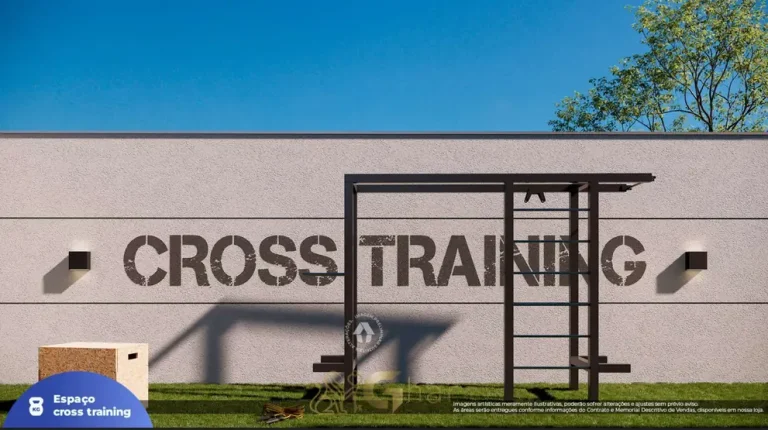 Espaço de fitness externo do condomínio Metrocasa São Joaquim no bairro da Liberdade, São Paulo