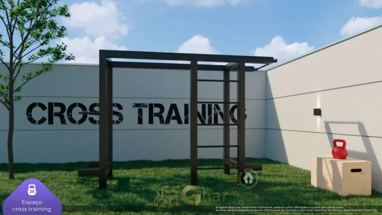 Espaço de fitness externo do condomínio Metrocasa Vila das Belezas II no bairro da Vila das Belezas, São Paulo