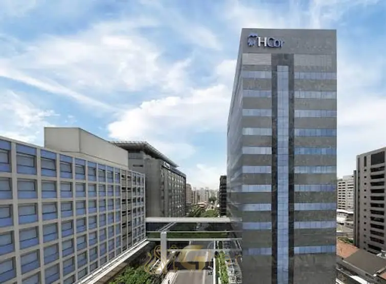 Prédio do HCor próximo à Estação Paraíso, bairro Paraíso, Zona Sul de São Paulo