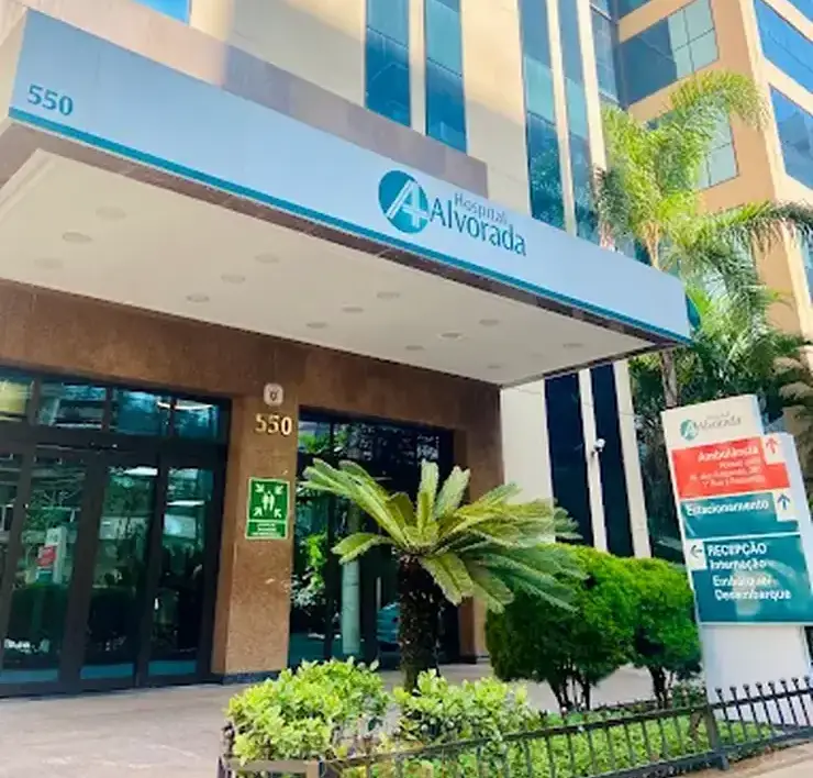 Hospitais em Moema – fachada de hospital particular na região Zona Sul de São Paulo