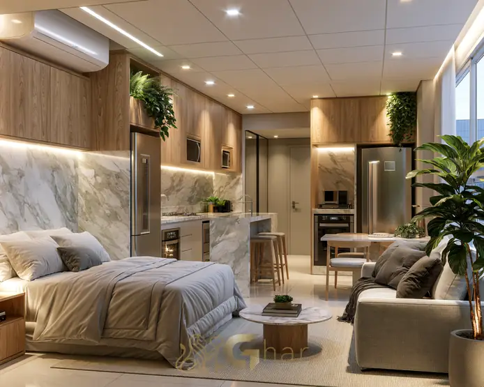 Studio à venda de apartamento no Paraíso SP com potencial para investimento