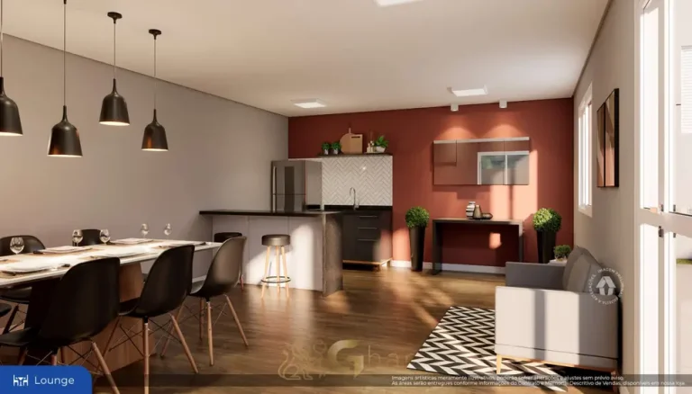 Lounge para festas e confraternizações do condomínio Metrocasa Liberdade no bairro da Liberdade, São Paulo
