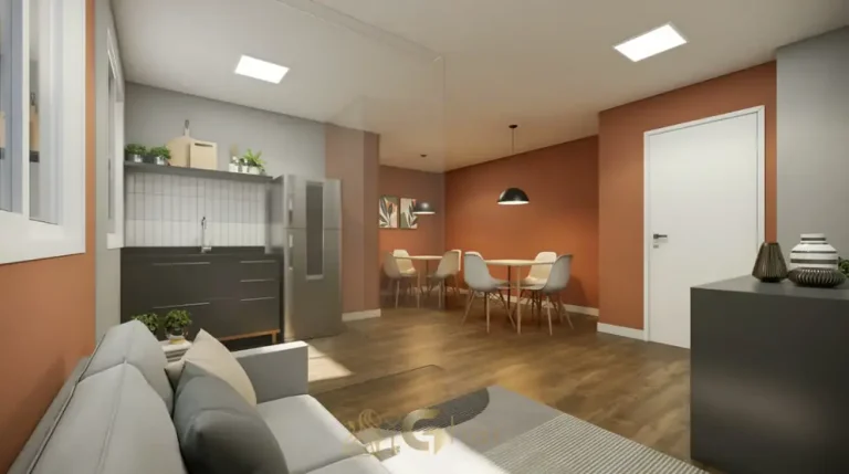 Lounge em apartamentos no bairro da Vila Ema, São Paulo