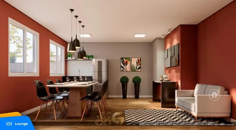 Lounge do condomínio Metrocasa Vista Cupecê no bairro da Cidade Ademar, São Paulo