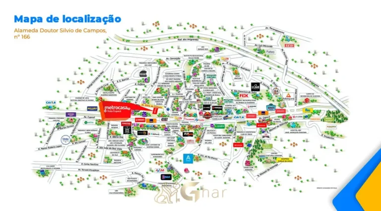 Mapa de localização em condomínio residencial no bairro da Cidade Ademar, na Zona Sul de São Paulo