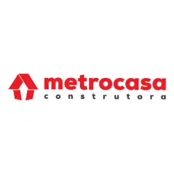 Logo da Metrocasa Construtora, empresa do mercado imobiliário