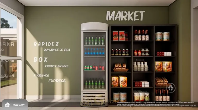 Mini mercado (market) de conveniência em apartamentos no bairro de Sapopemba, São Paulo