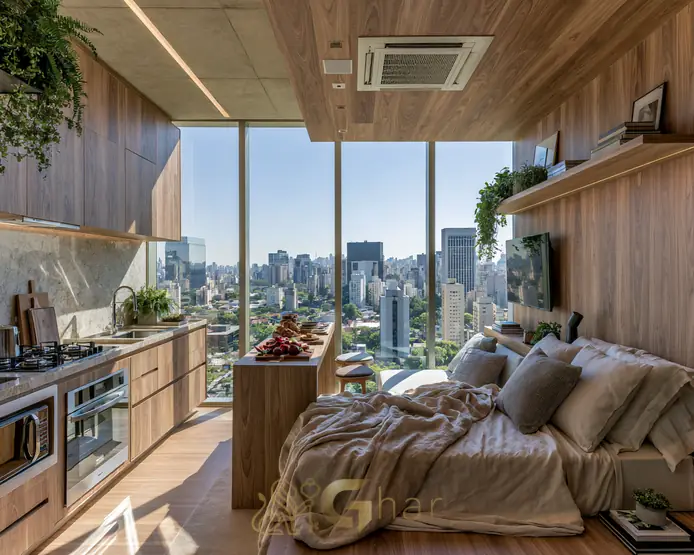 Studios na planta em Moema ou Campo Belo, Zona Sul de São Paulo