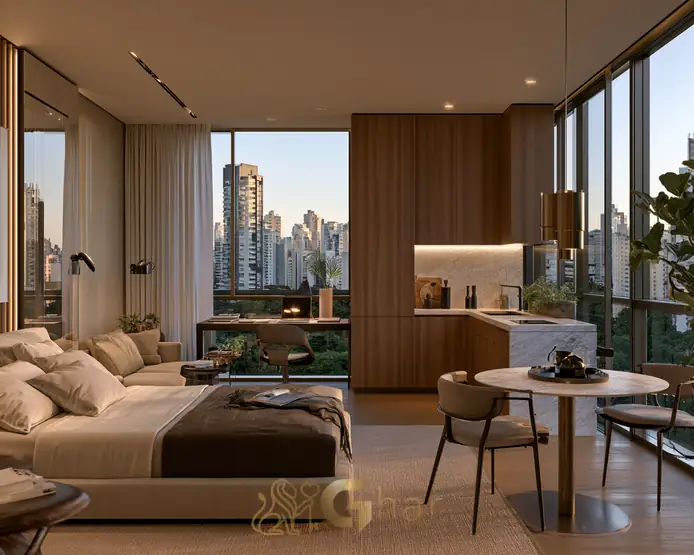 Studios novos em Moema ou Jardins, Zona Sul de São Paulo