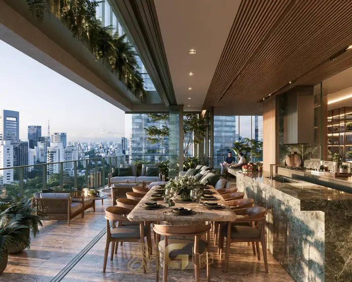 Apartamento de alto padrão em Moema ou Vila Nova Conceição, Zona Sul de São Paulo