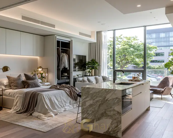 Studio em lançamento na planta em bairro nobre, São Paulo