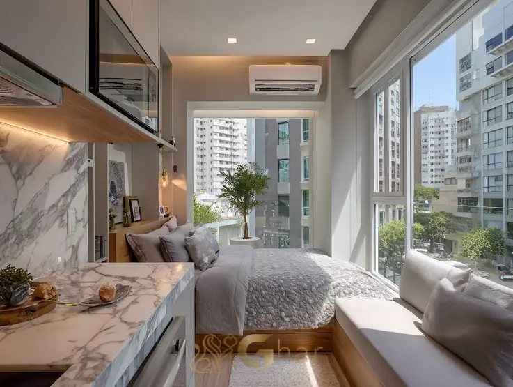Studios novos em bairro tranquilo e arborizado, São Paulo