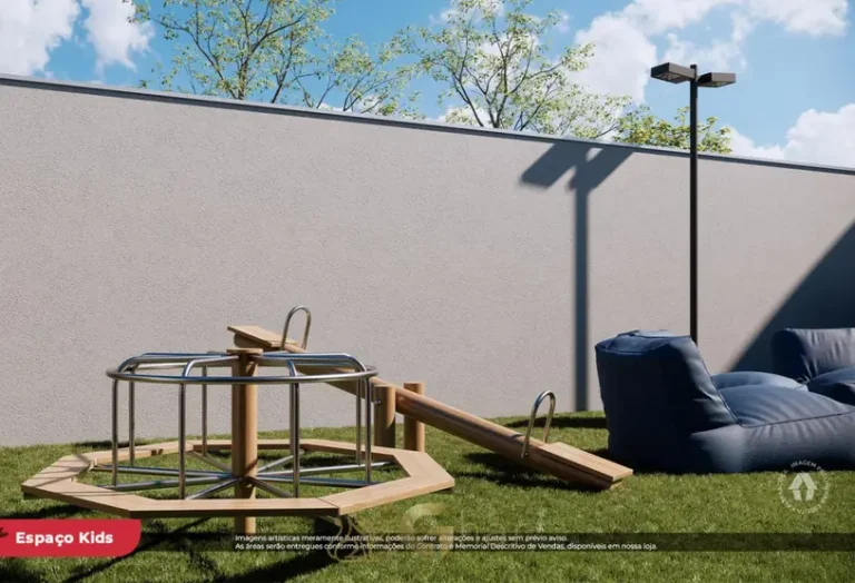 Espaço Kids com playground em apartamentos no bairro de Sapopemba, São Paulo