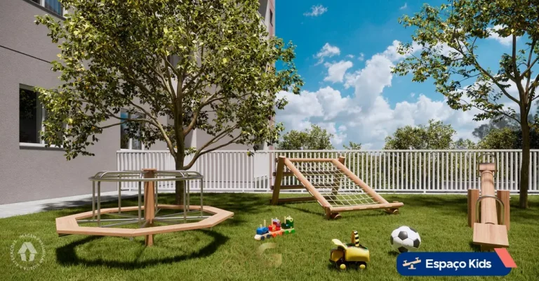 Playground em condomínio residencial no bairro da Saúde, na Zona Sul de São Paulo