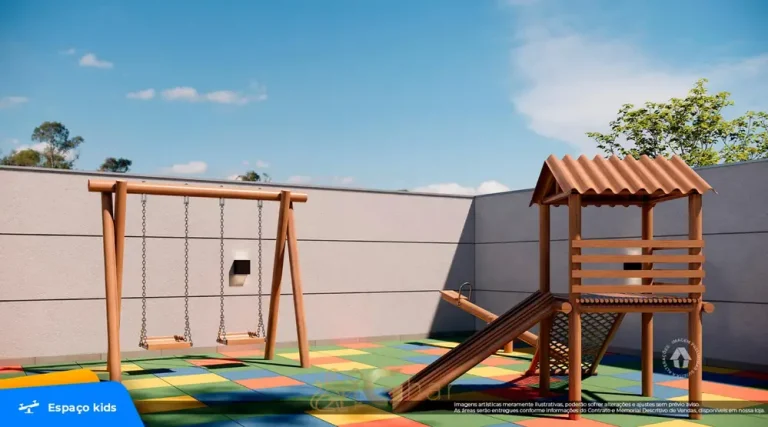 Playground em condomínio residencial no bairro da Cidade Ademar, na Zona Sul de São Paulo