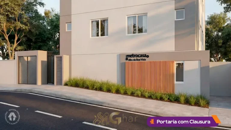 Portaria com controle de acesso em condomínio residencial no bairro do Alto da Boa Vista, na Zona Sul de São Paulo