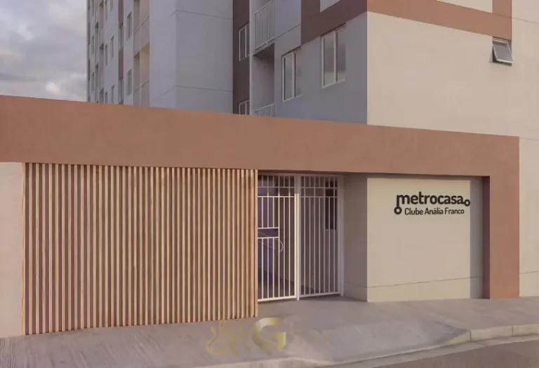 Portaria com acesso controlado em apartamentos no bairro do Jardim Anália Franco, São Paulo