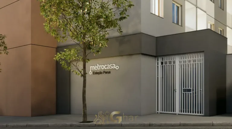 Portaria de acesso em condomínio residencial no bairro de Perus, na Zona Norte de São Paulo
