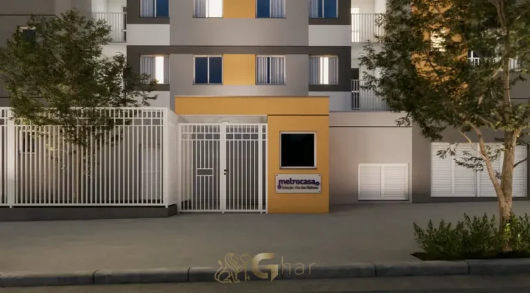 Portaria com acesso controlado em condomínio residencial no bairro da Vila das Belezas, na Zona Sul de São Paulo