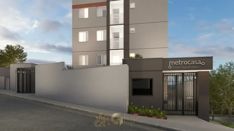 Portaria com clausura e controle de acesso em apartamentos no bairro de Sapopemba, São Paulo