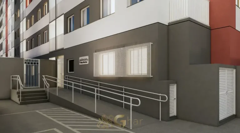 Portaria de acesso com clausura em condomínio residencial no bairro da Vila Ema, na Zona Leste de São Paulo