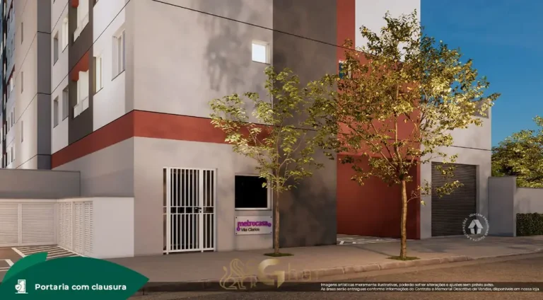 Portaria com clausura em condominio residencial no bairro de Pirituba, na Zona Oeste de Sao Paulo