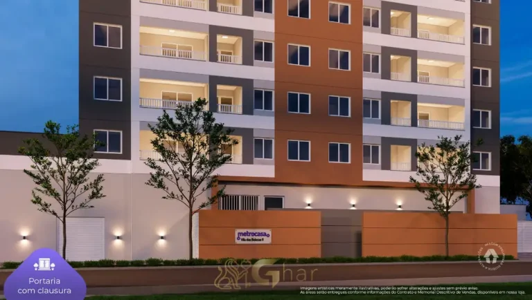 Portaria com clausura e controle de acesso em apartamentos no bairro da Vila das Belezas, São Paulo