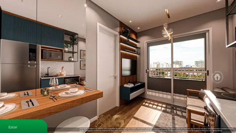 Sala do apartamento decorado em apartamentos no bairro da Vila Prudente, São Paulo