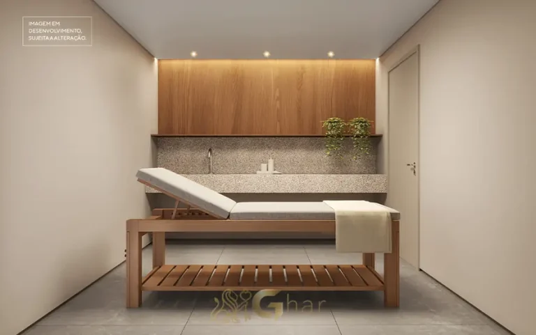 Sala de massagem em apartamentos no bairro do Ibirapuera, São Paulo